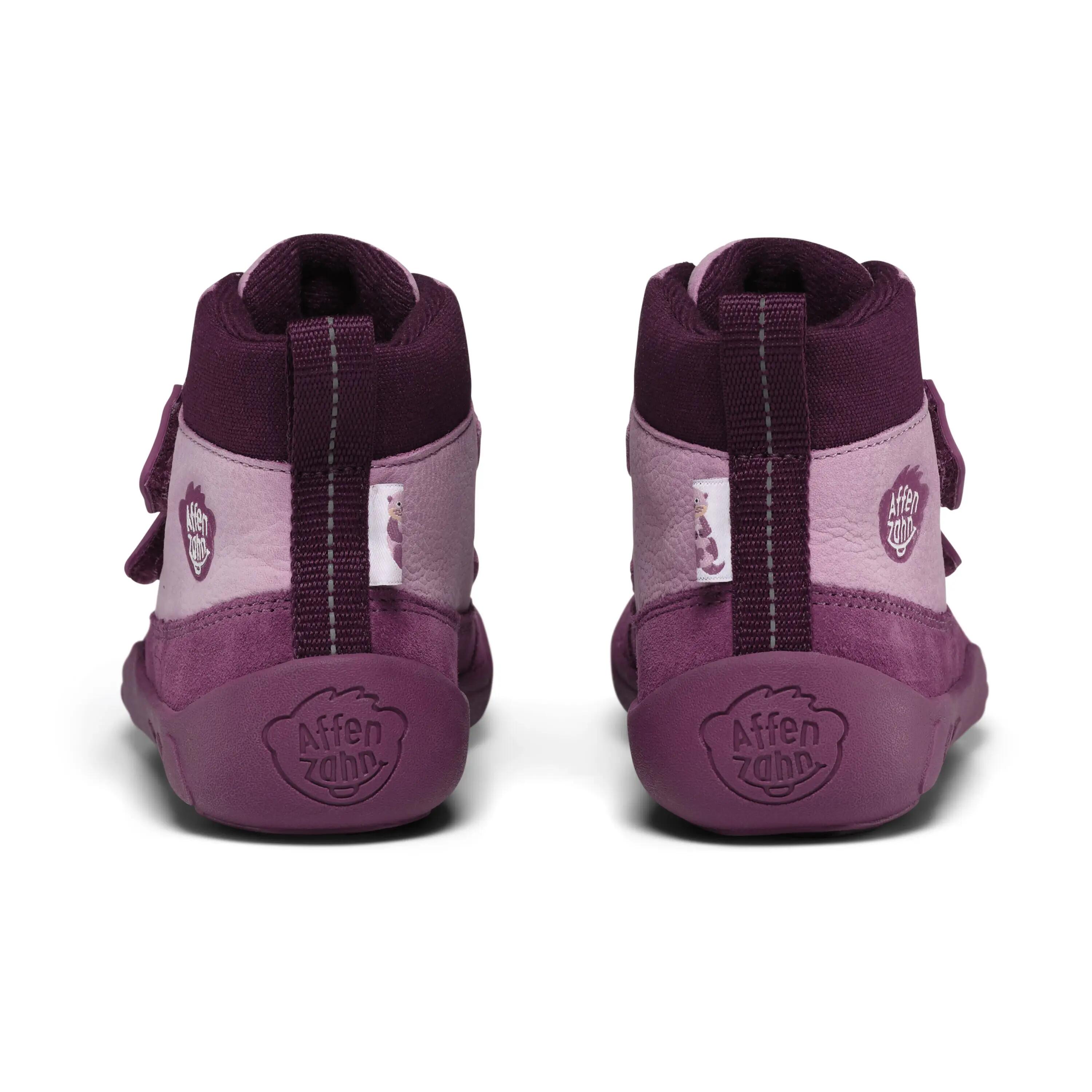Botas barefoot impermeáveis - crianças - Friendy Otter - roxo 2/13