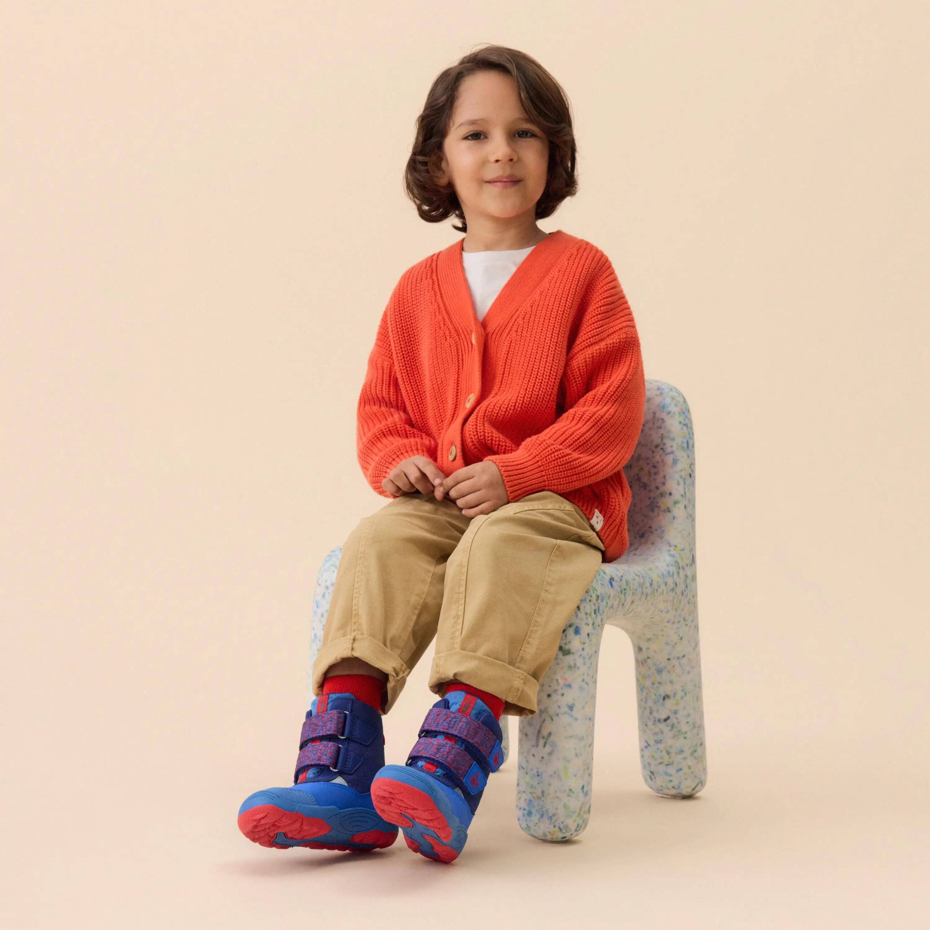 Botas - Inverno - Criança - Blizzy Whale - Veganas, quentes, impermeáveis - Azul 10/13