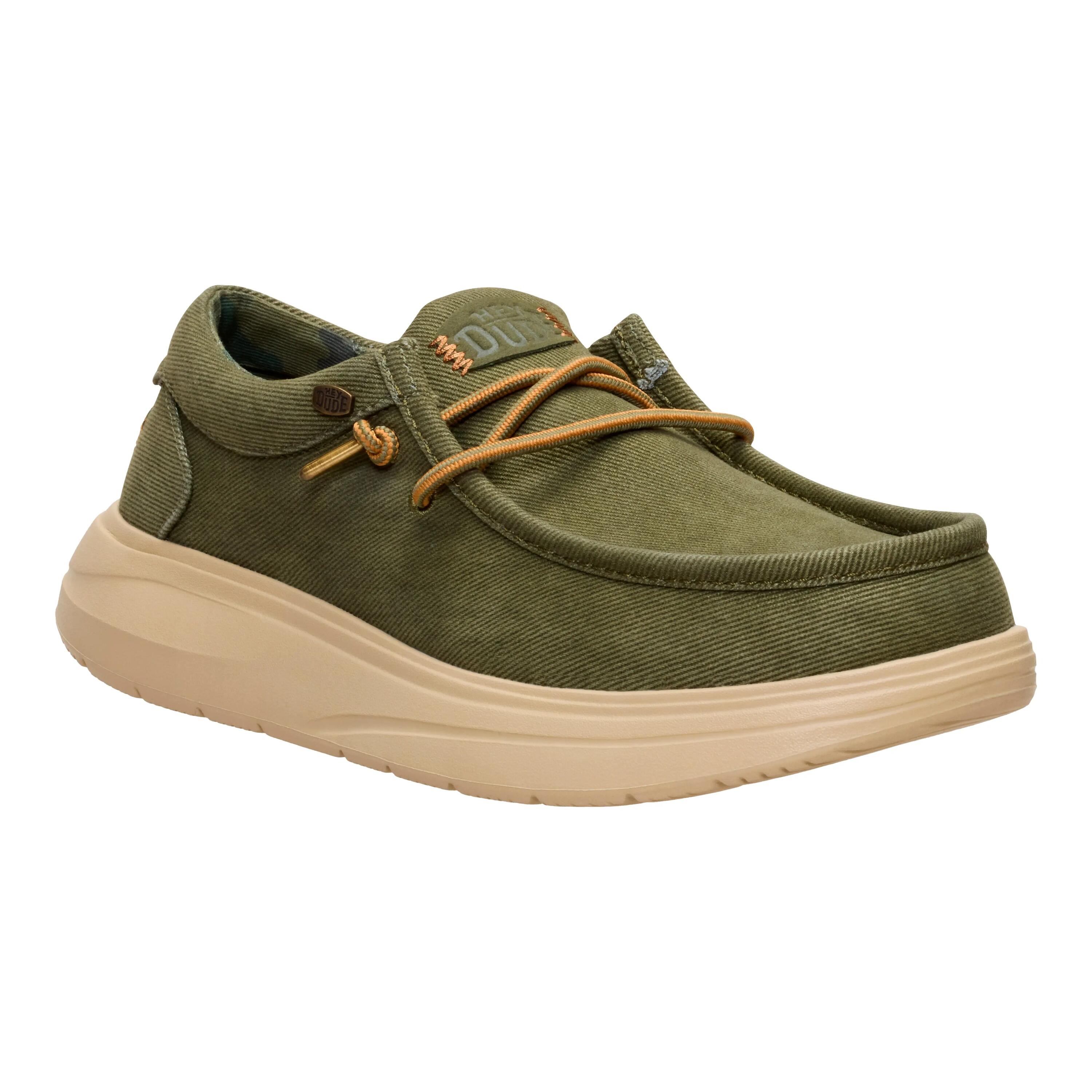 HeyDude Męskie Mokasyny Wally Comf Worn Twill 4/6