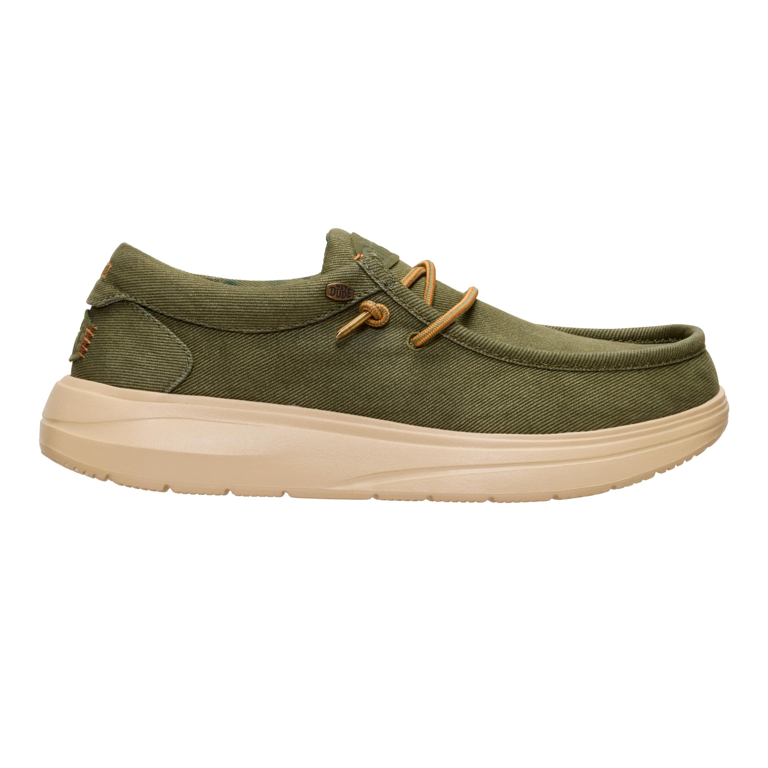 HeyDude Męskie Mokasyny Wally Comf Worn Twill 3/6
