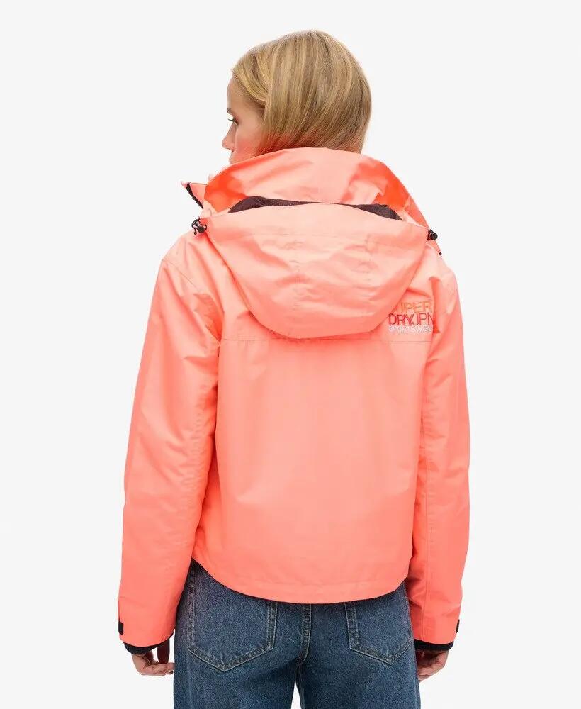 superdry SD Windbreaker jas met capuchon geborduurd — boxy fit 5/7