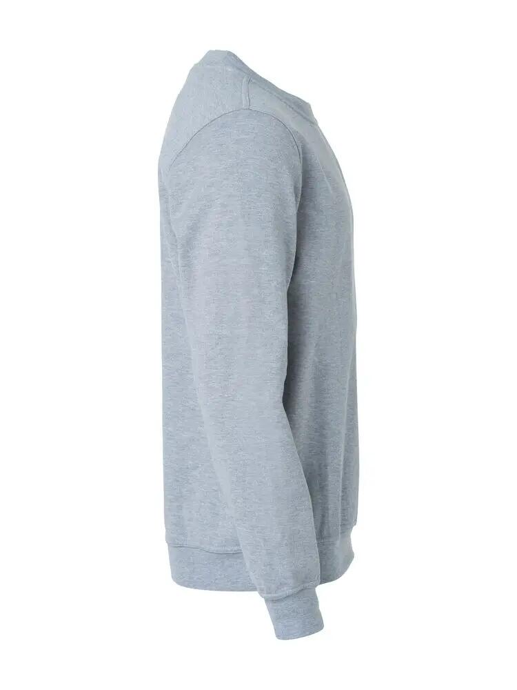 clique Basic Roundneck Junior felpa girocollo grigio mélange 4/4
