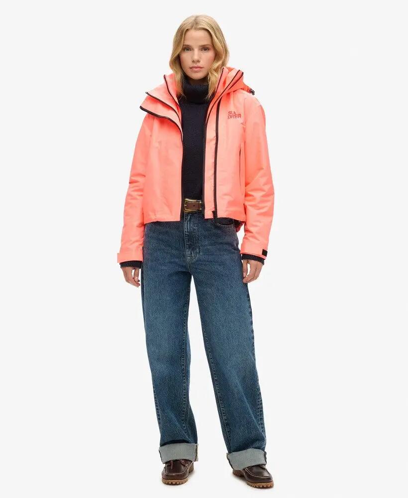 superdry SD Windbreaker jas met capuchon geborduurd — boxy fit 2/7