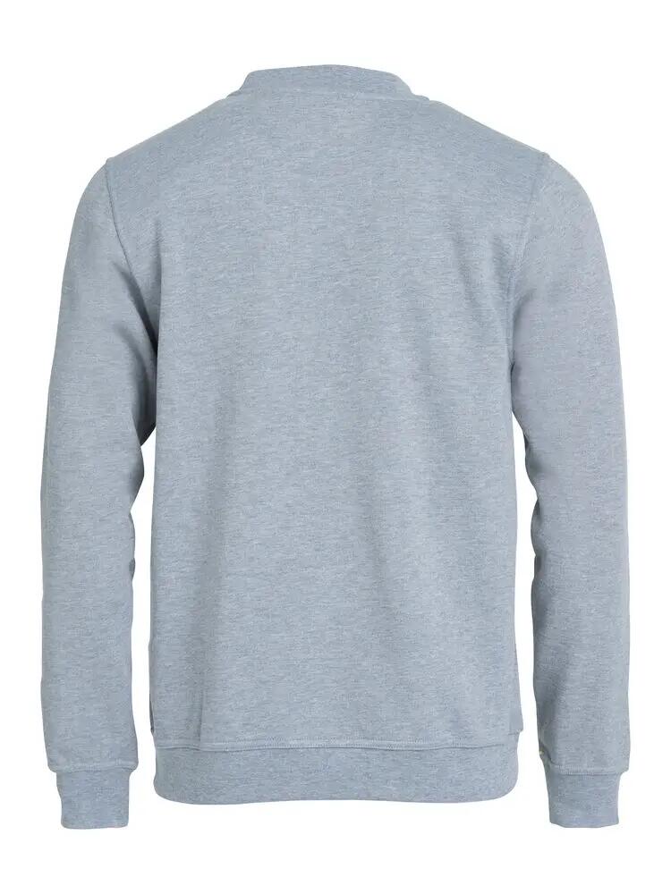 clique Basic Roundneck Junior felpa girocollo grigio mélange 2/4