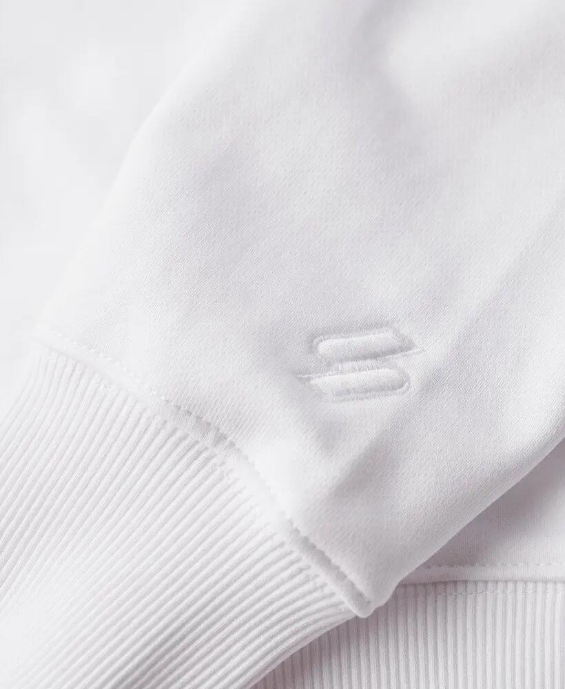 superdry Sport Luxe Loose Crew Sweat 100% algodón – Brilliant White 4/7