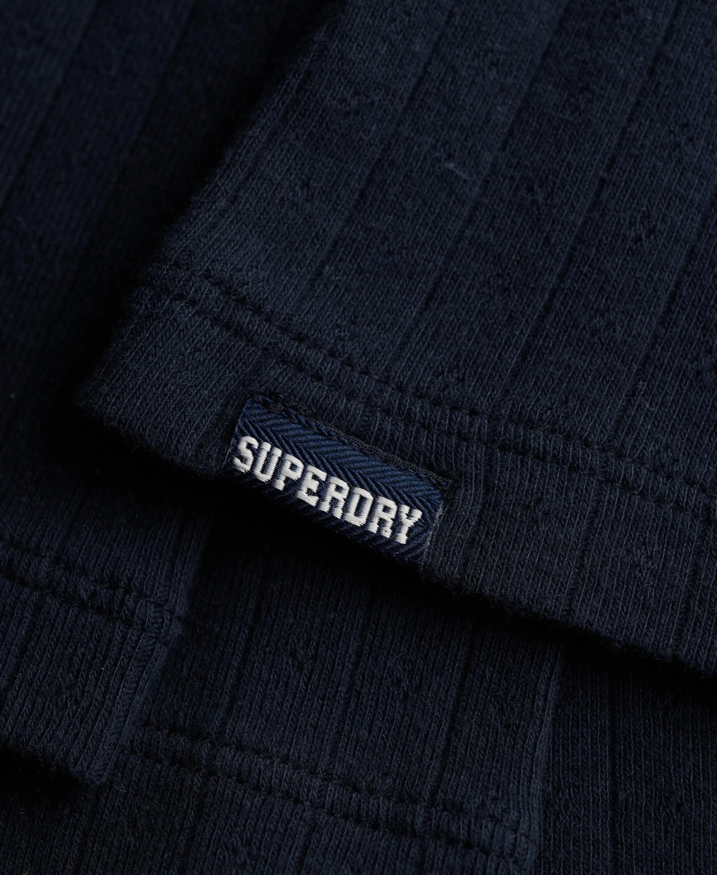 superdry Top Athletic Essentials Pointelle manica 3/4 in cotone biologico – 5/6