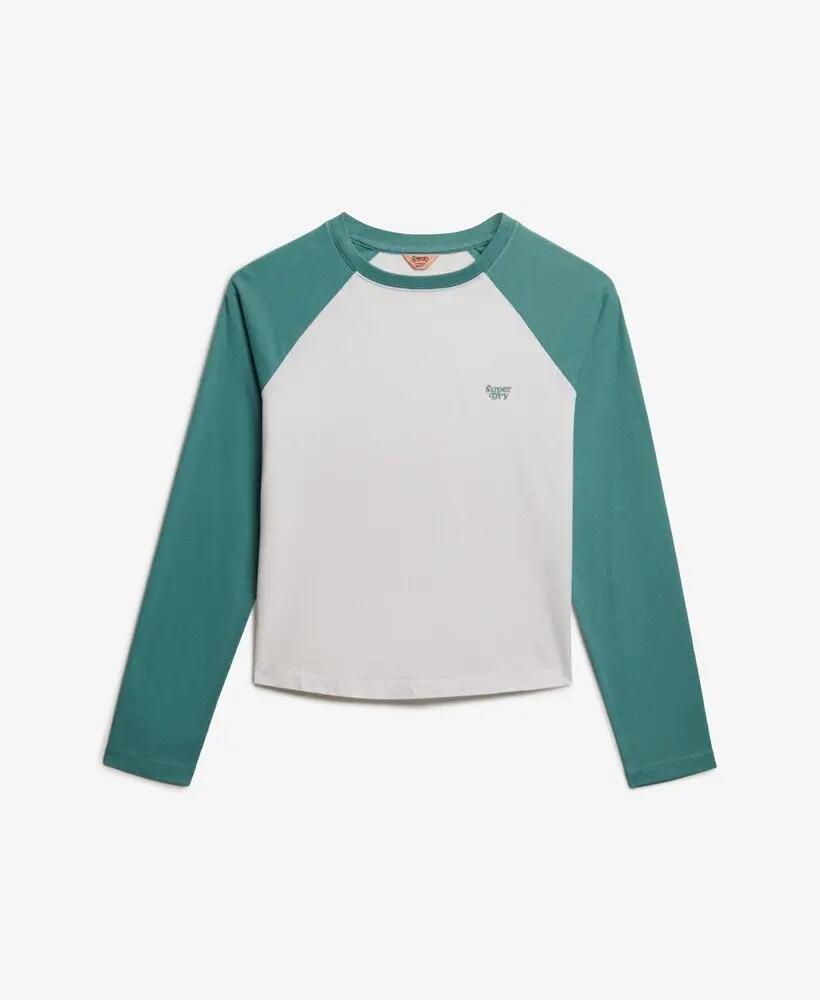 superdry Essential Logo Long Sleeve Baseball Top en coton 6/6