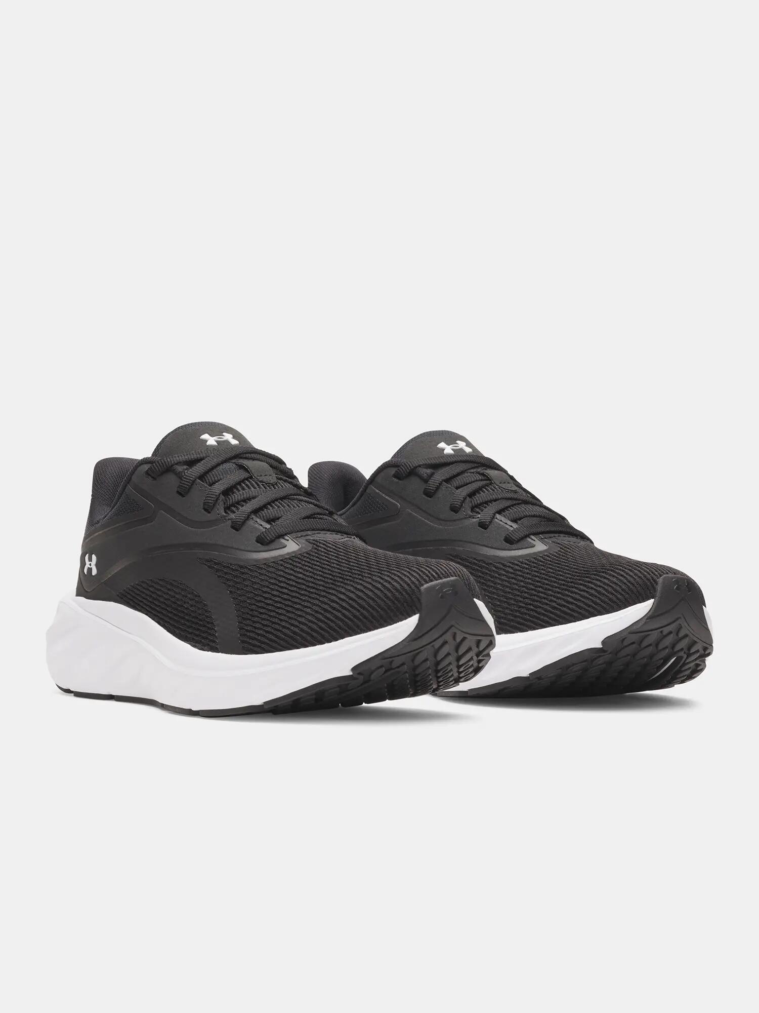 Buty do biegania damskie Under Armour Ascend black/black/metallic silver 3/5