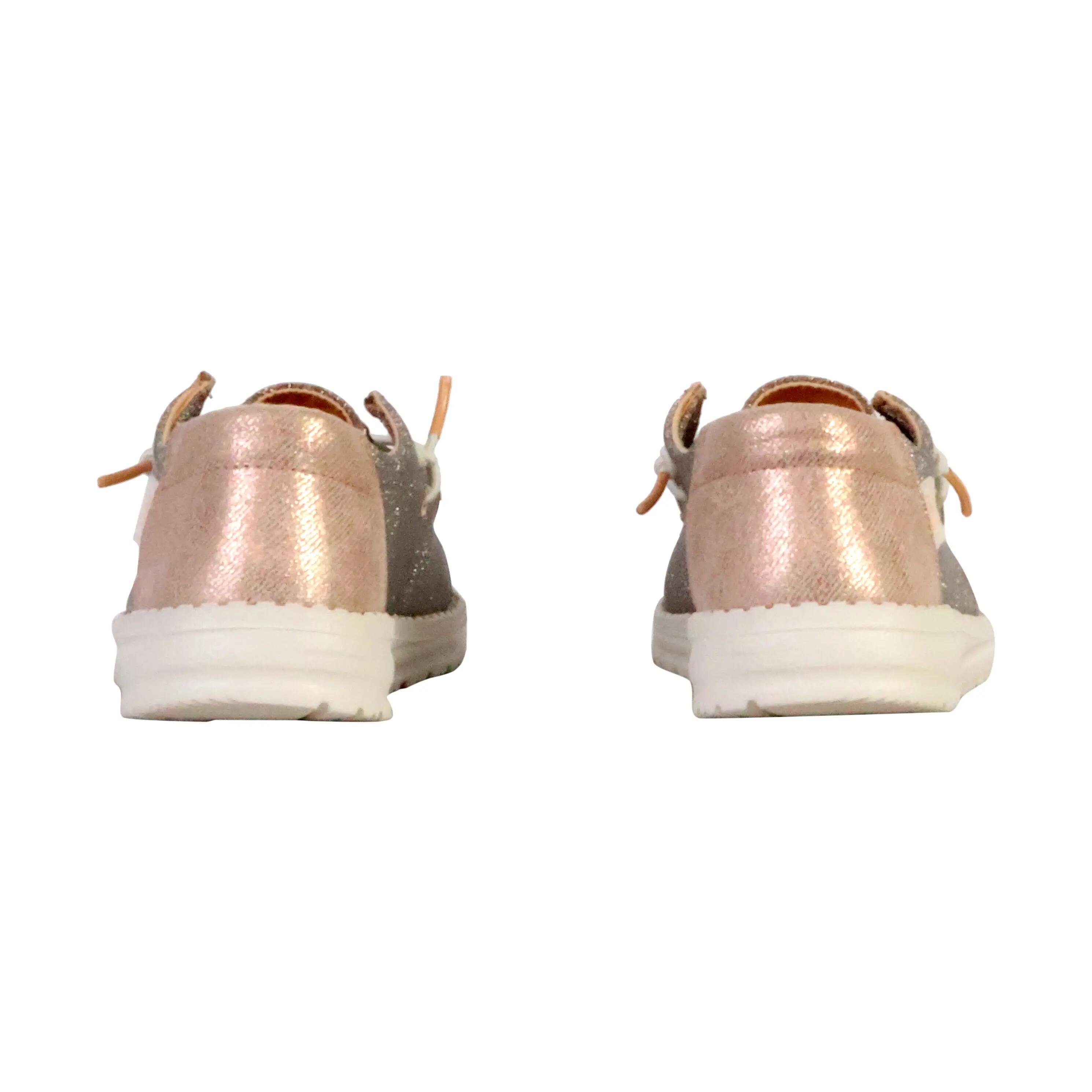 HeyDude Damskie Mokasyny Wendy Metallic Sparkle 4/6