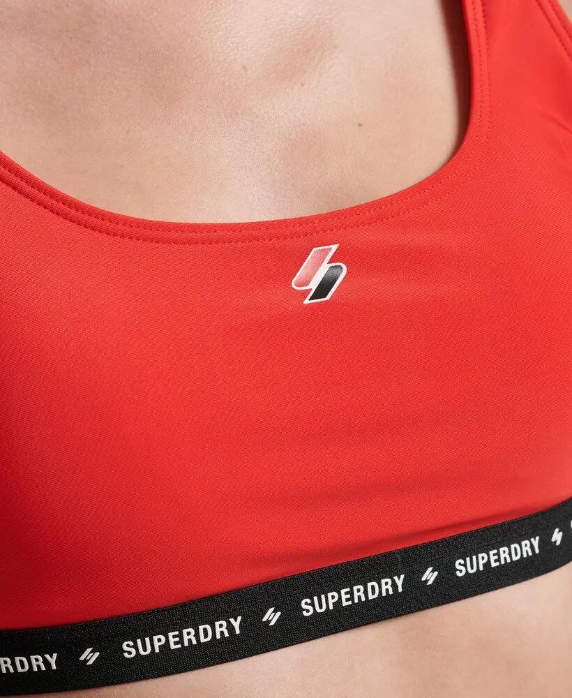 superdry Bikini Top em Poliéster Reciclado Sunset Red 4/4