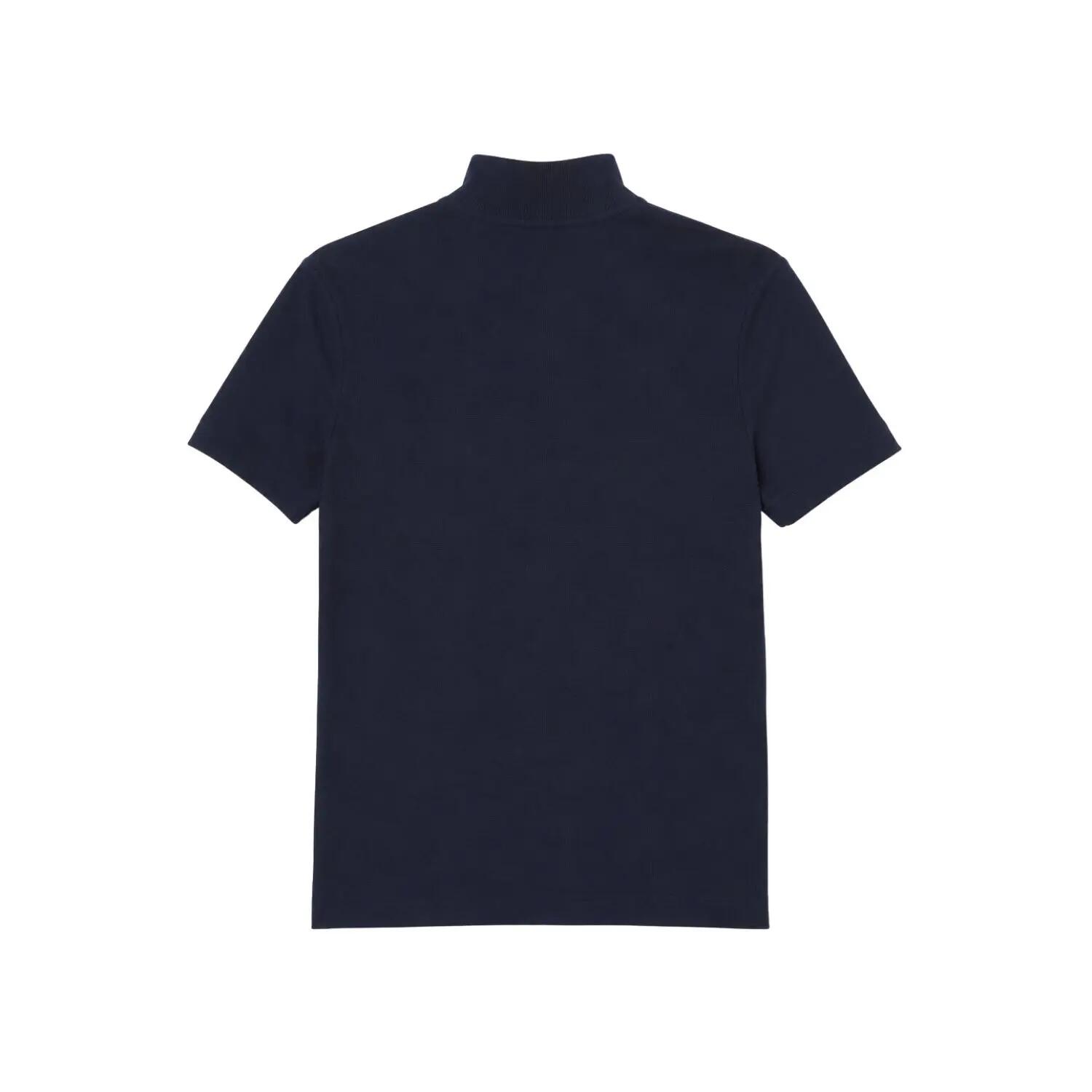 Koszulka damska Lacoste Contrast Bands Zip Neck Polo 4/5