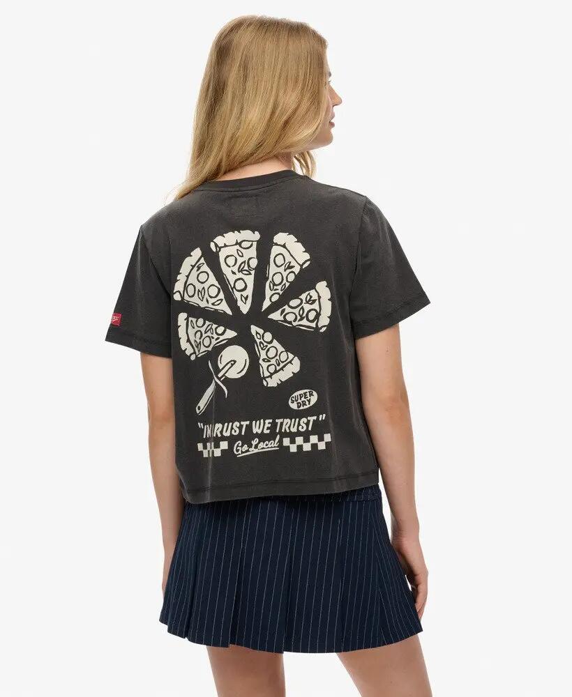 superdry Roadside Trade Relaxed T‑Shirt feminina 100% algodão, corte relaxed – 5/7