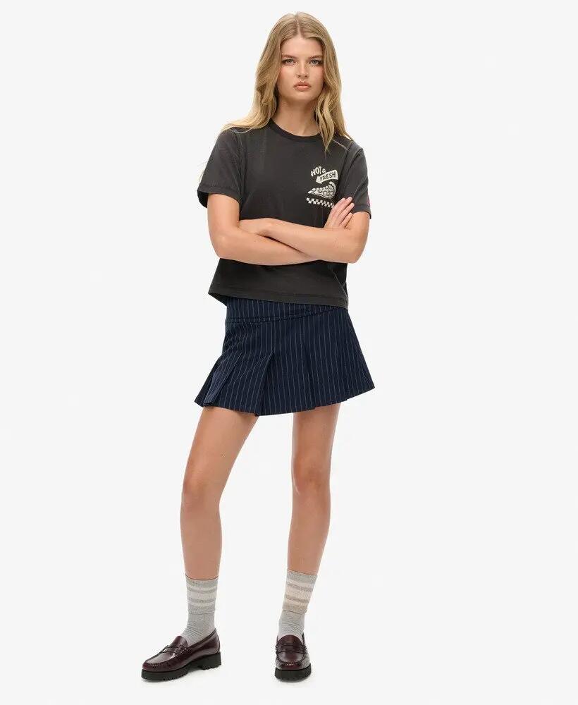 superdry Roadside Trade Relaxed T‑Shirt feminina 100% algodão, corte relaxed – 3/7