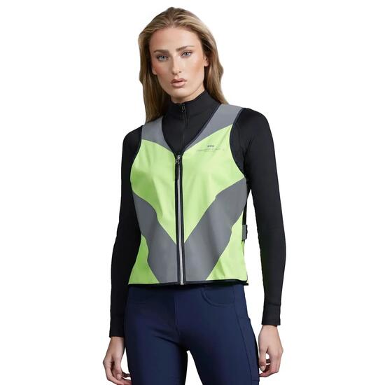 Gilet équitation réfléchissant sans manches femme Premier Equine