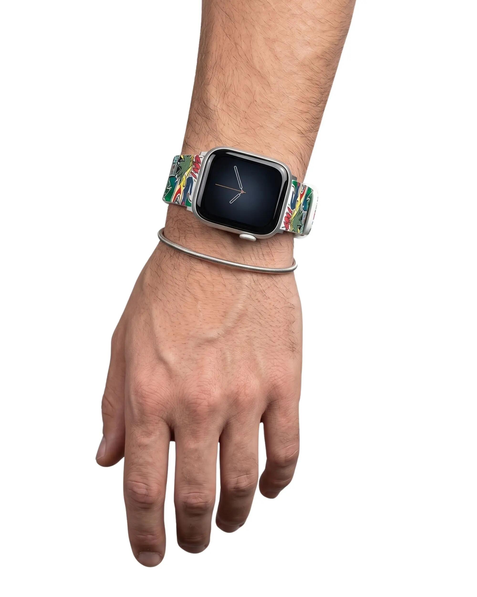 Bracelet en silicone Lacoste pour Apple Watch 42/44/45/49 mm imprimé comic 5/5