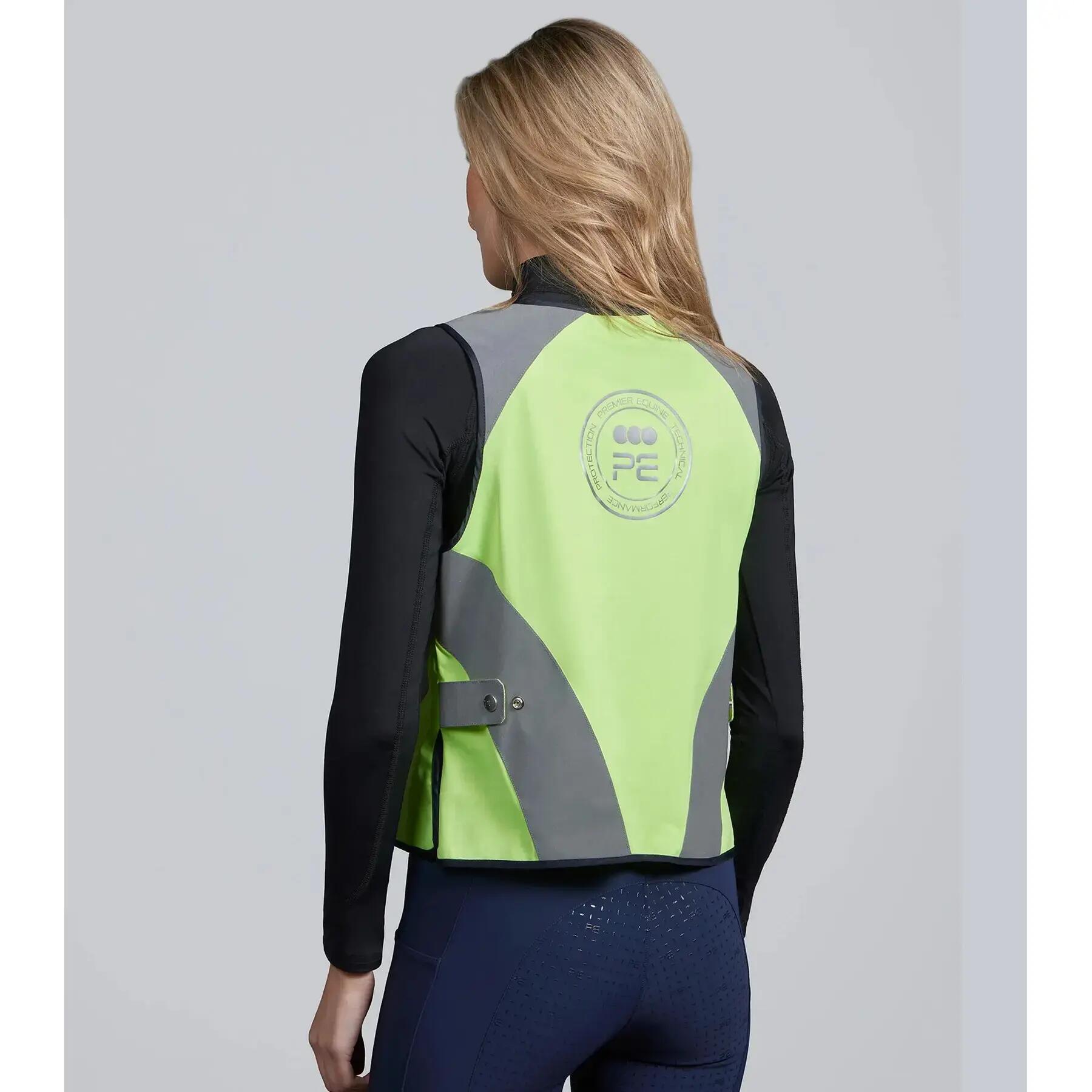 Gilet équitation réfléchissant sans manches femme Premier Equine 2/6