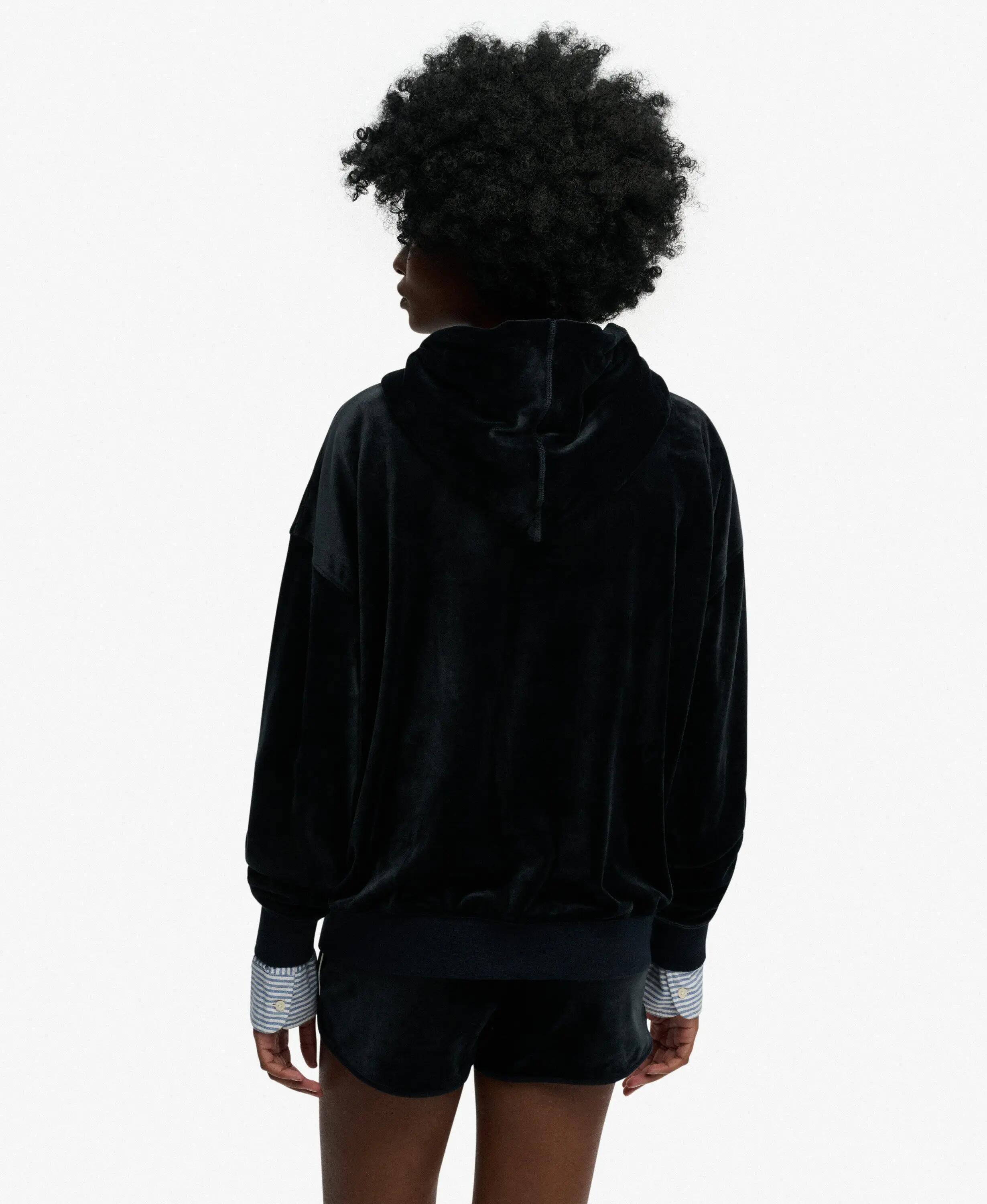 superdry Country Club Velour Zip Hoodie – Velour oversized 5/5