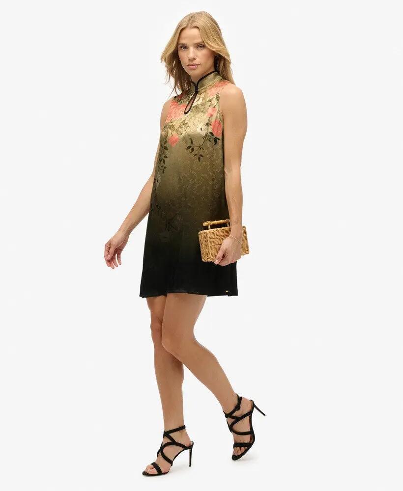 superdry Vestido Jacquard A-Line Mini em viscose – Slim fit 6/7