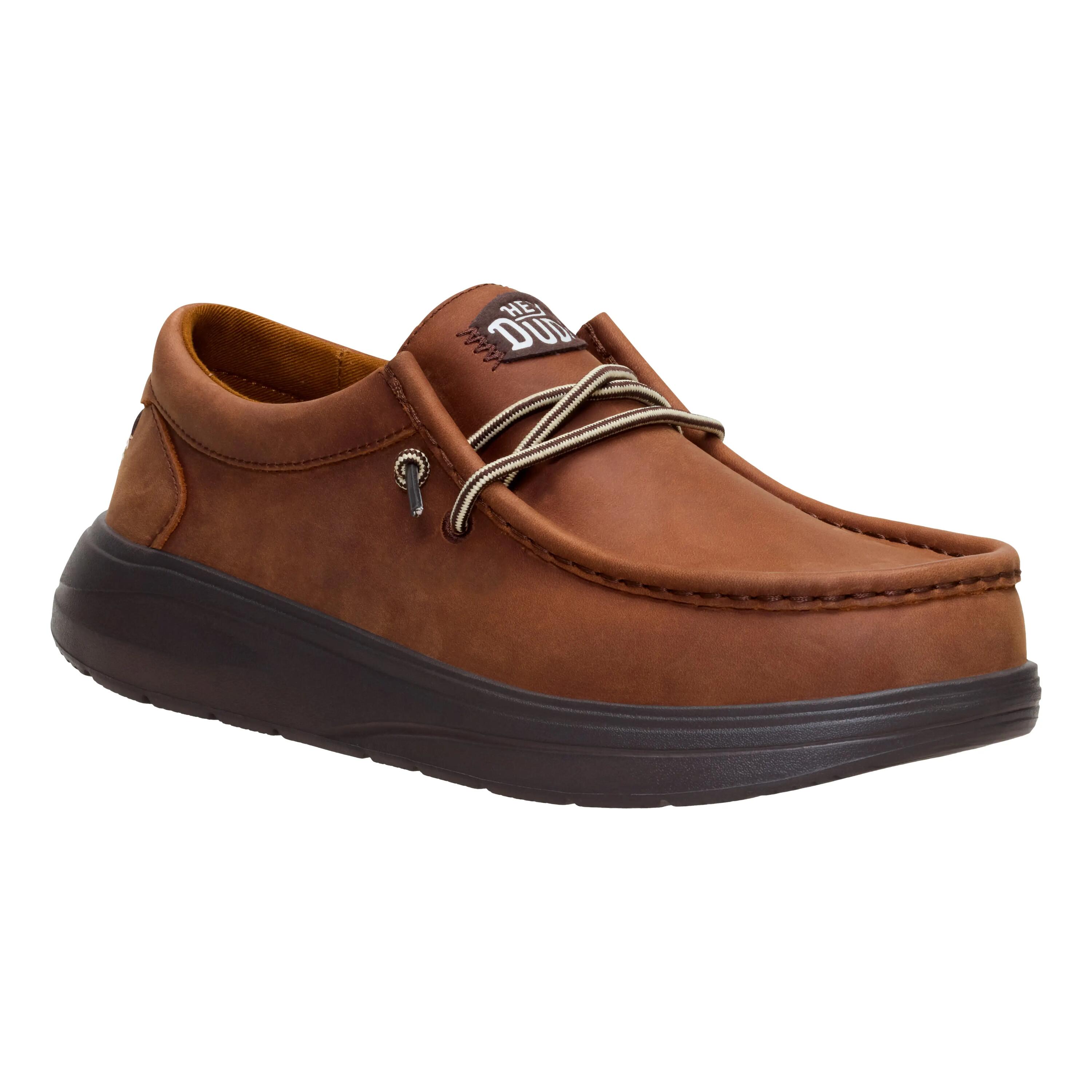 HeyDude Męskie Mokasyny Wally Comf Full Grain Leather 5/6