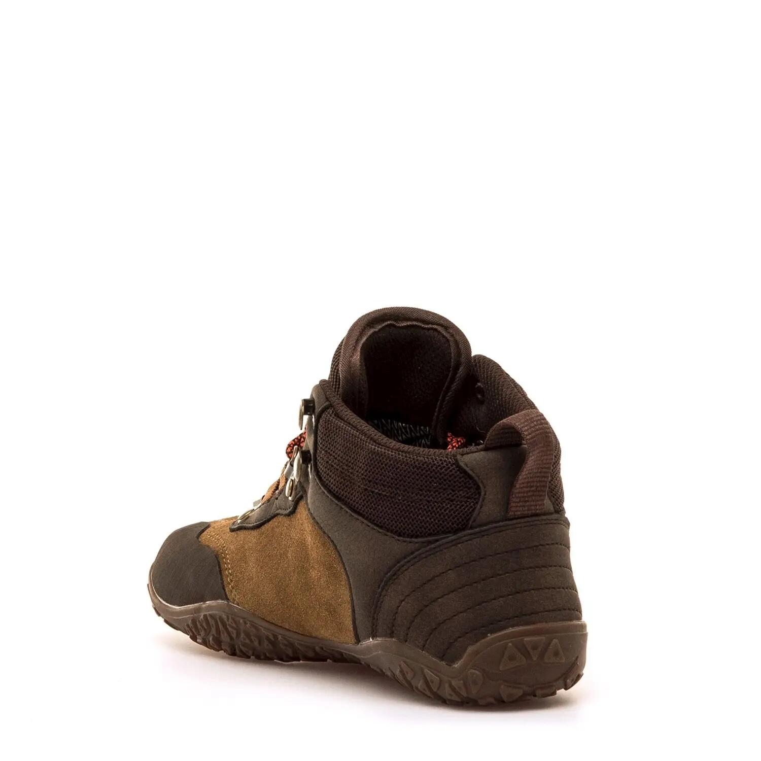 Flache Stiefeletten barefoot damen MTNG FREE ROAD braun 4/5