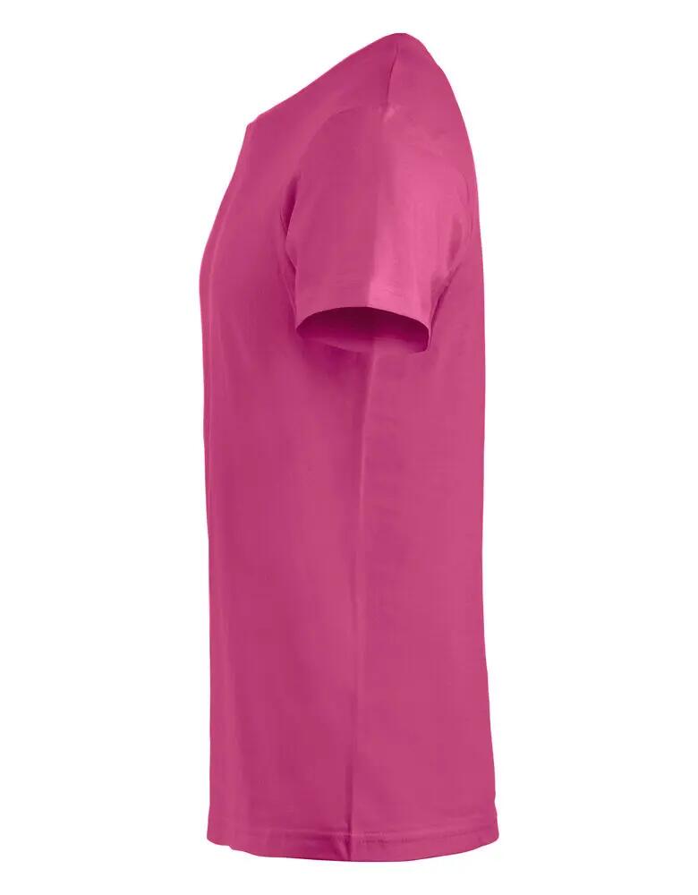 clique Basic-T Junior T-shirt junior in cotone con collo a coste 1/4