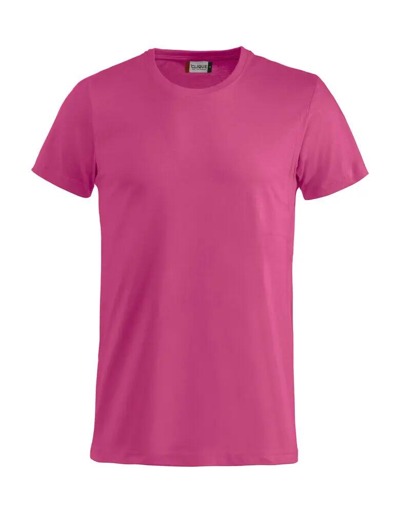 clique Basic-T Junior T-shirt junior in cotone con collo a coste 4/4