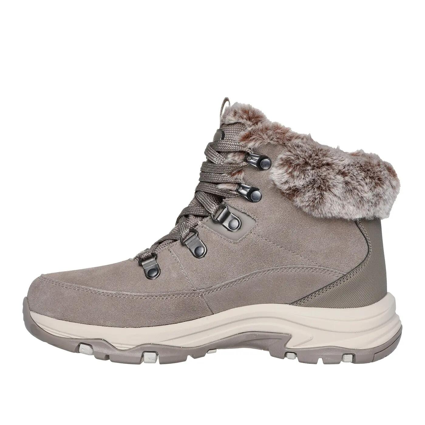SKECHERS  TREGO SNOW WORRIES, 167882-MUSH, Female, Beige 2/7