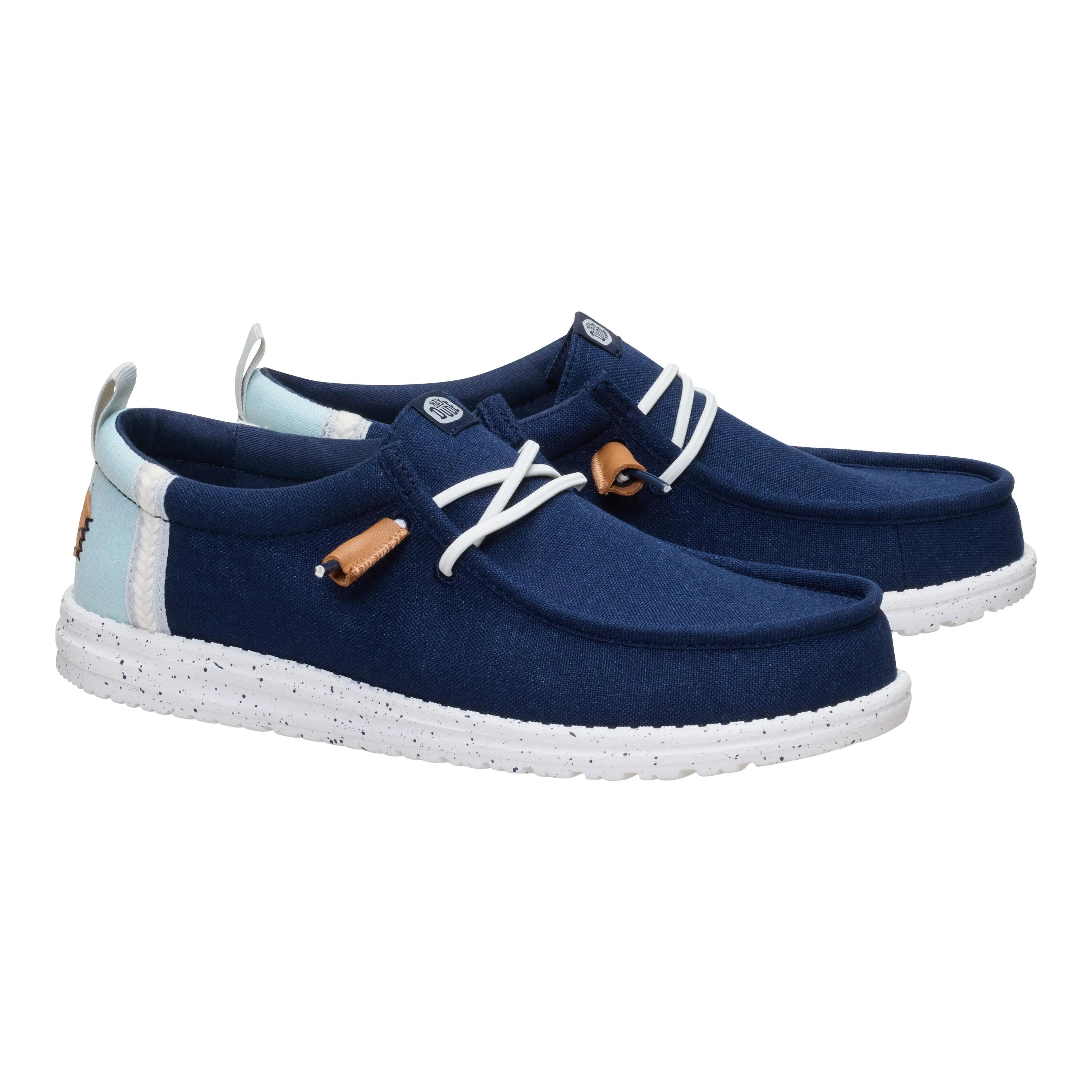 HeyDude Męskie Mokasyny Wally Summer Linen 5/6