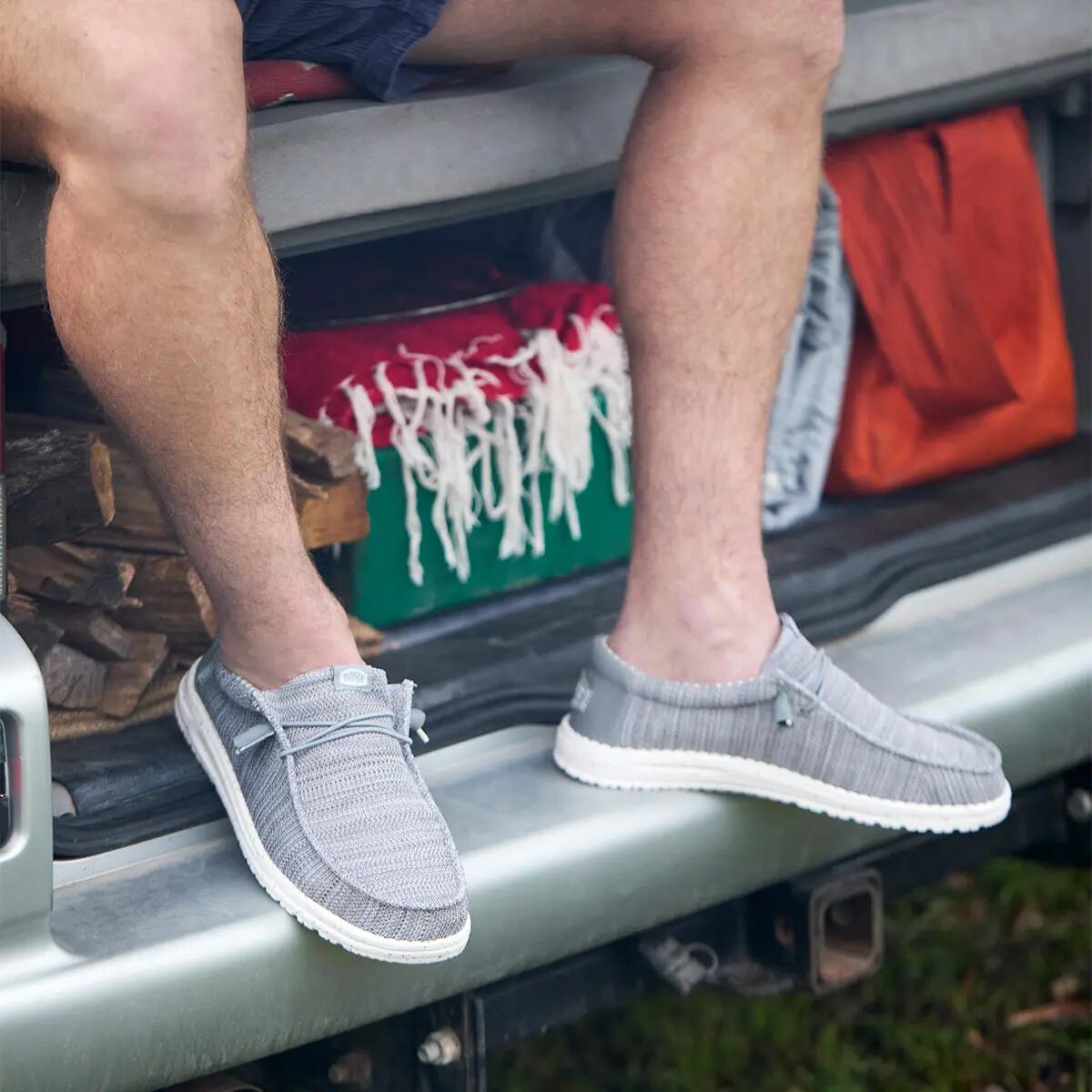 HeyDude Męskie Mokasyny Wally Stretch Sox 3/6