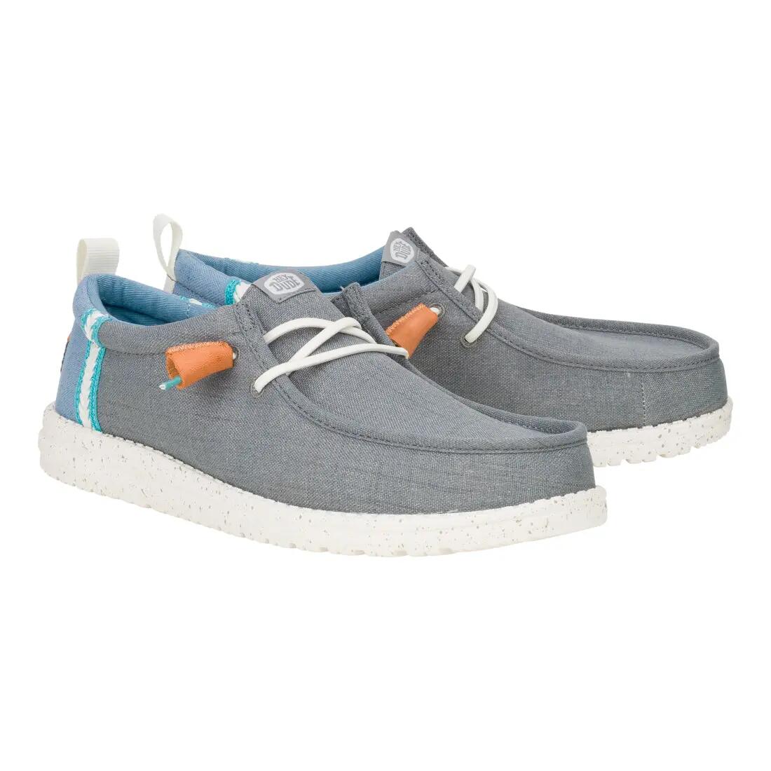 HeyDude Męskie Mokasyny Wally Summer Linen 5/6