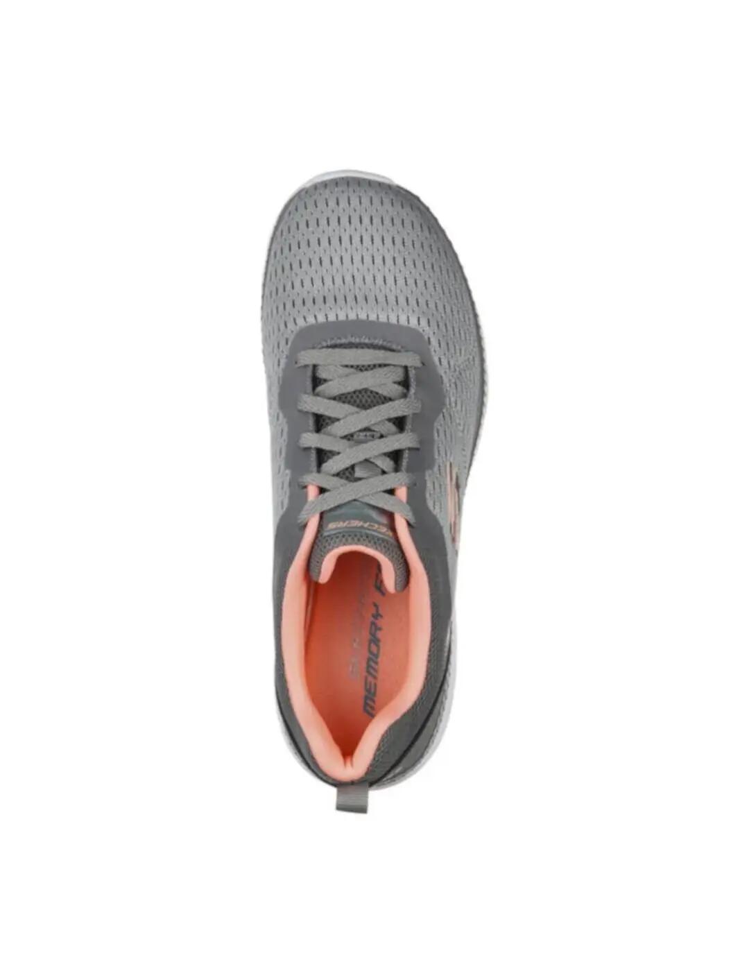 Baskets pour femme Skechers Grises. 3/4