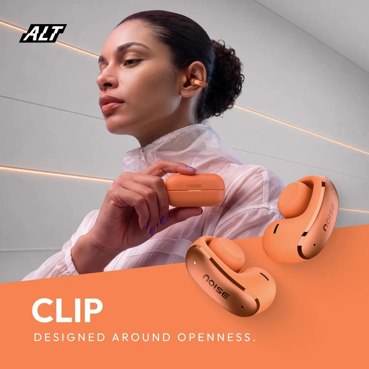 Écouteurs True Wireless NOISE ALT CLIP OWS Orange 5/6
