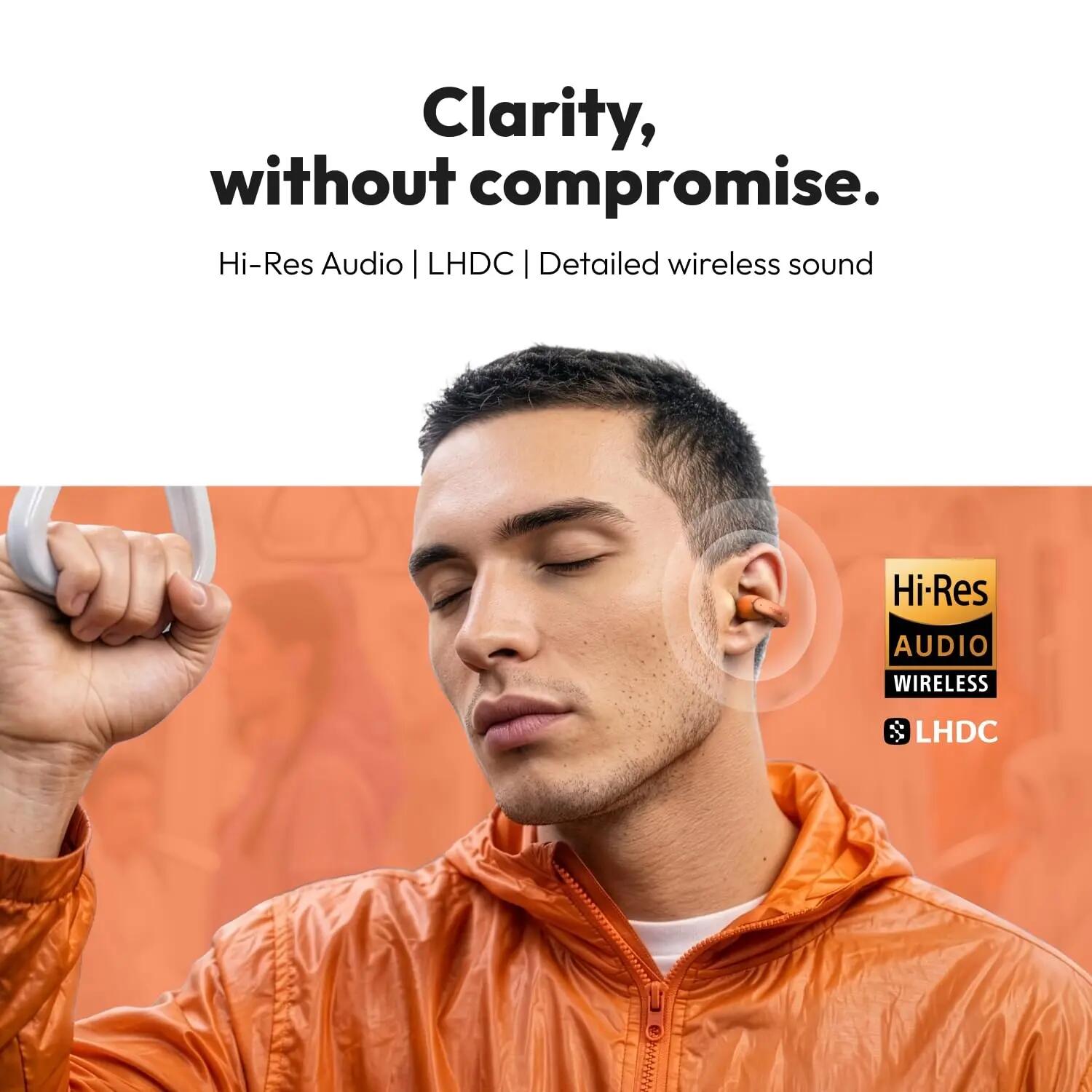 Écouteurs True Wireless NOISE ALT CLIP OWS Orange 4/6