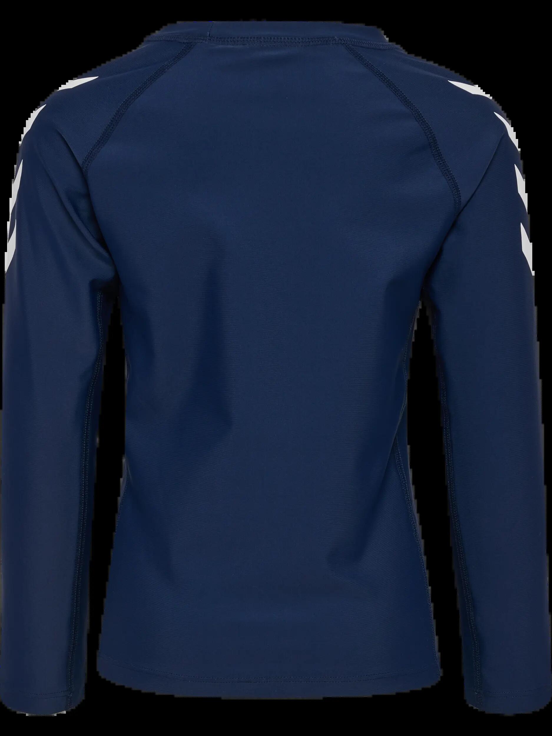 hummel hmlJR SWIM T-SHIRT L/S – rozciągliwa koszulka kąpielowa z długim rękawem 2/7