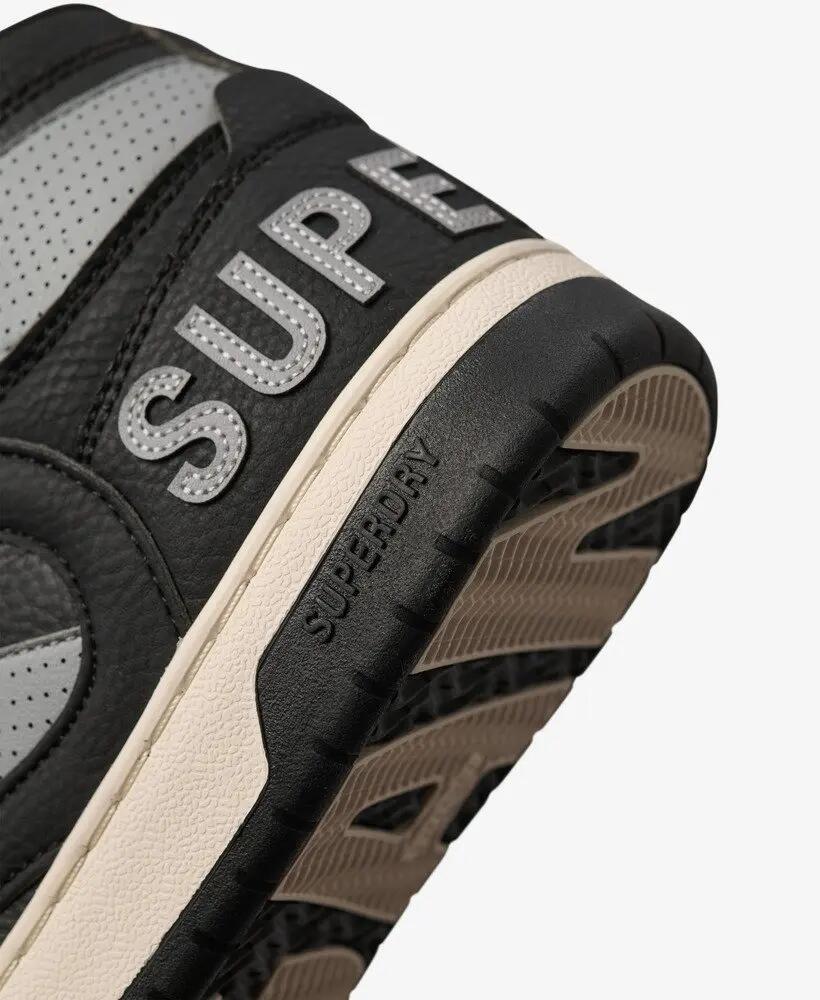 superdry Jump High Mid-top Sneakers – Zwart, klassieke basketlook 7/7