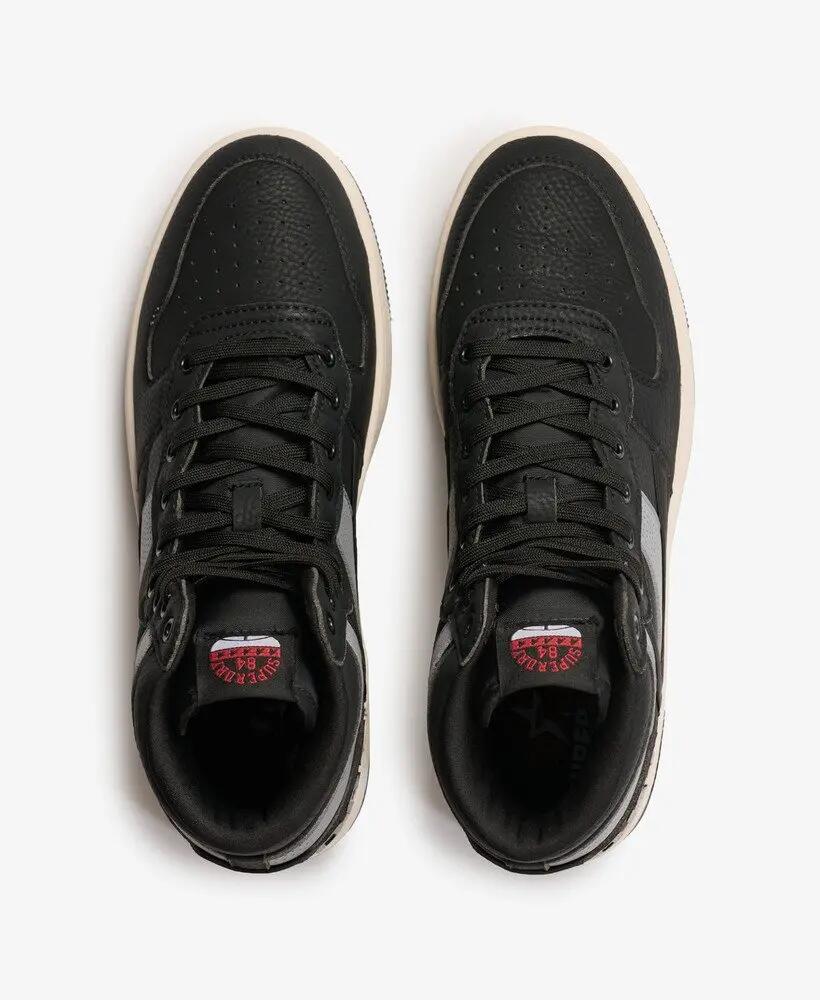 superdry Jump High Mid-top Sneakers – Zwart, klassieke basketlook 3/7