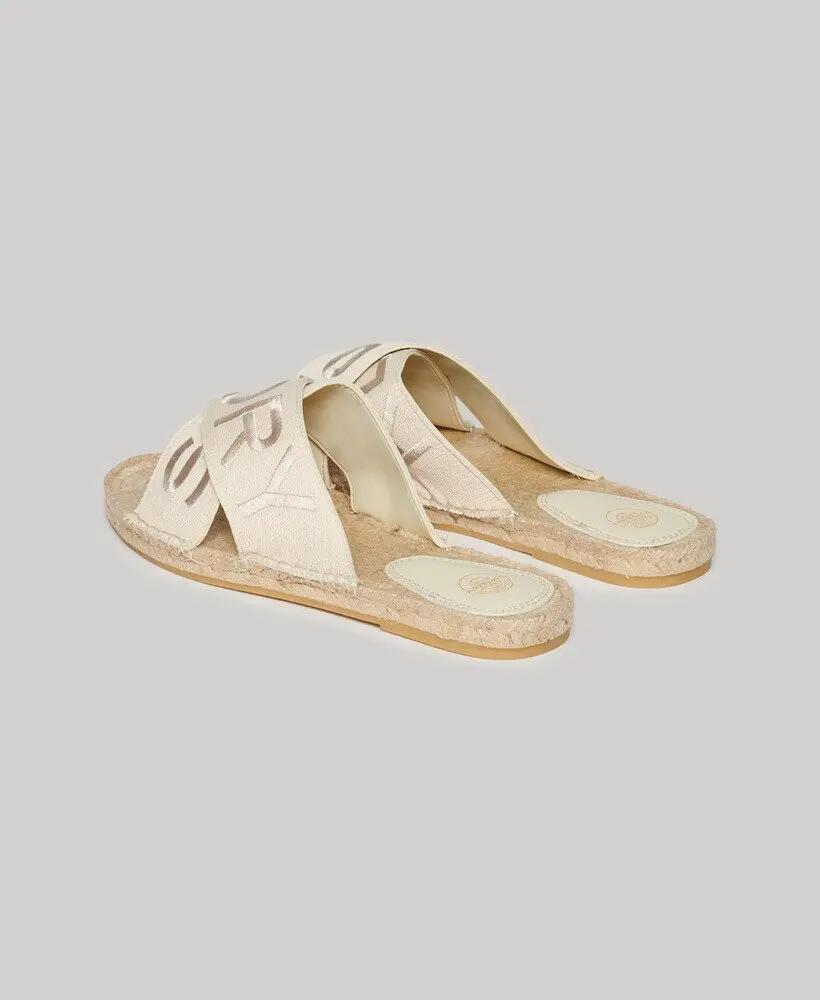 superdry Espadrille Cross Strap Sliders - Fasce incrociate, suola corda 2/6