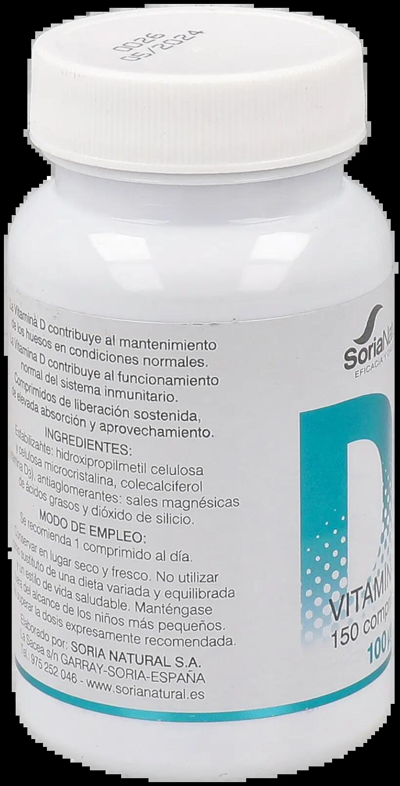 Vitamina D3 Liberación Sostenida 150 Cápsulas 3/3