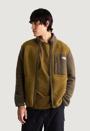 doudoune duvet M YUMIORI FULL ZIP HOMME olive verte