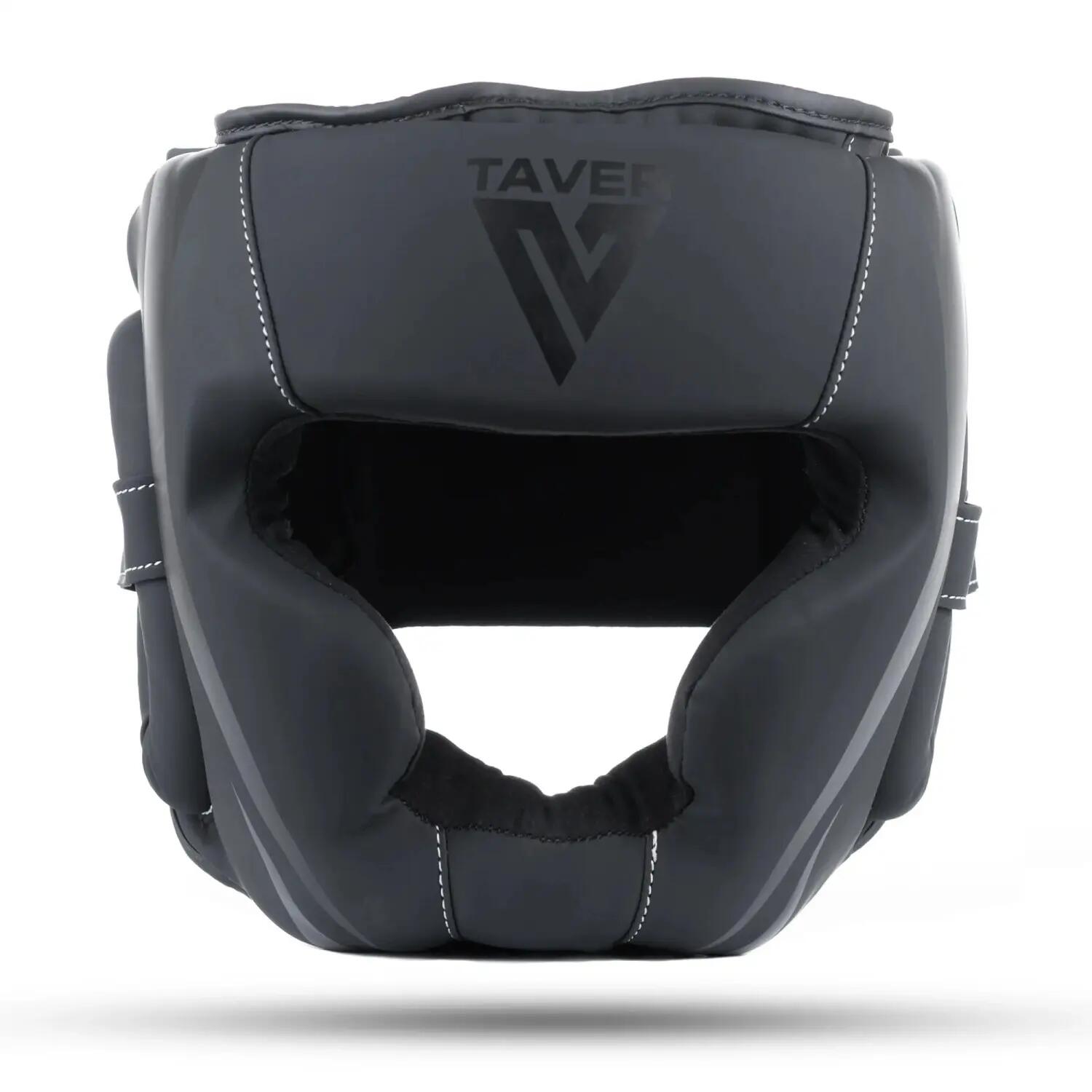 Kask bokserski sparingowy Matt Black TAVER DBX Bushido 2/7