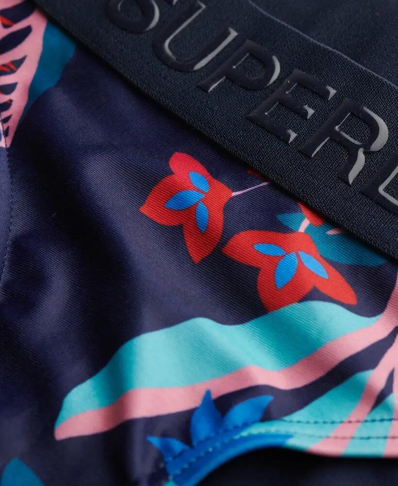 superdry Bikinibroekje Classic van Gerecycled Polyester en Elastaan – Tropical 7/7
