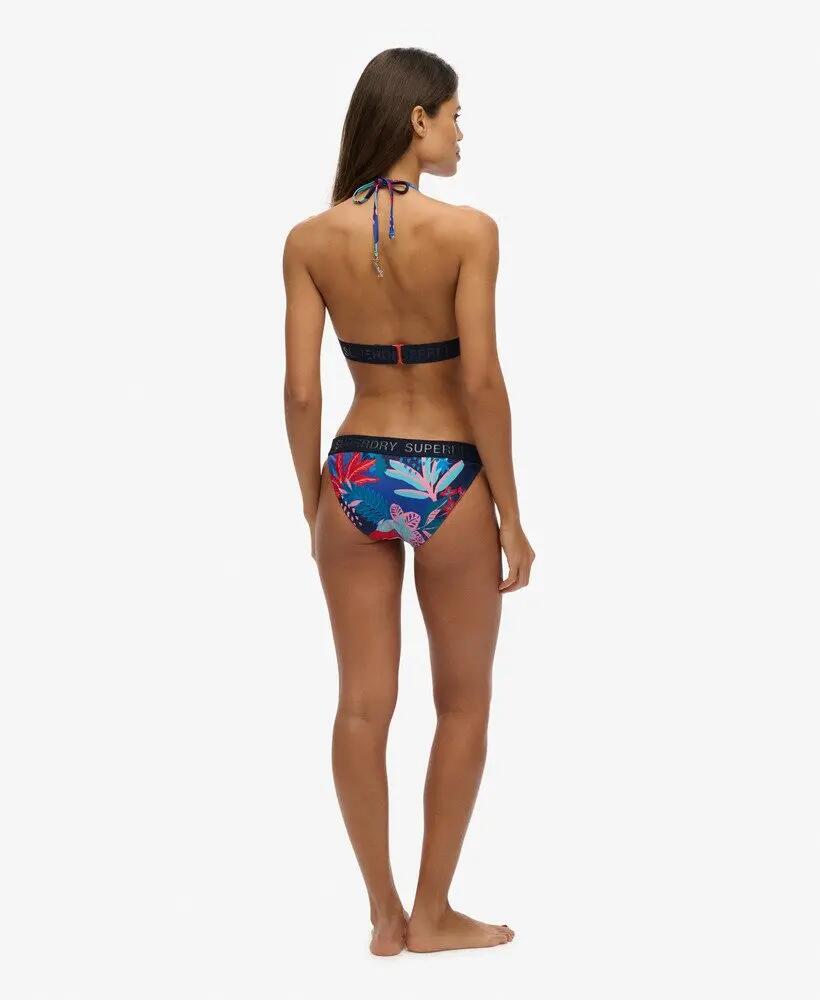 superdry Bikinibroekje Classic van Gerecycled Polyester en Elastaan – Tropical 6/7