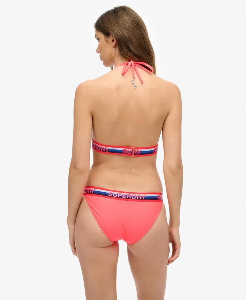 superdry Triangle Stripe Bikini Top en poliéster reciclado y elastano – HYPER 4/6