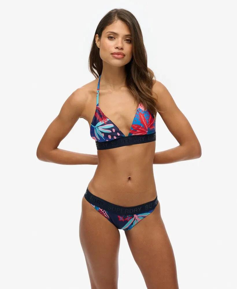 superdry Bikinibroekje Classic van Gerecycled Polyester en Elastaan – Tropical 4/7