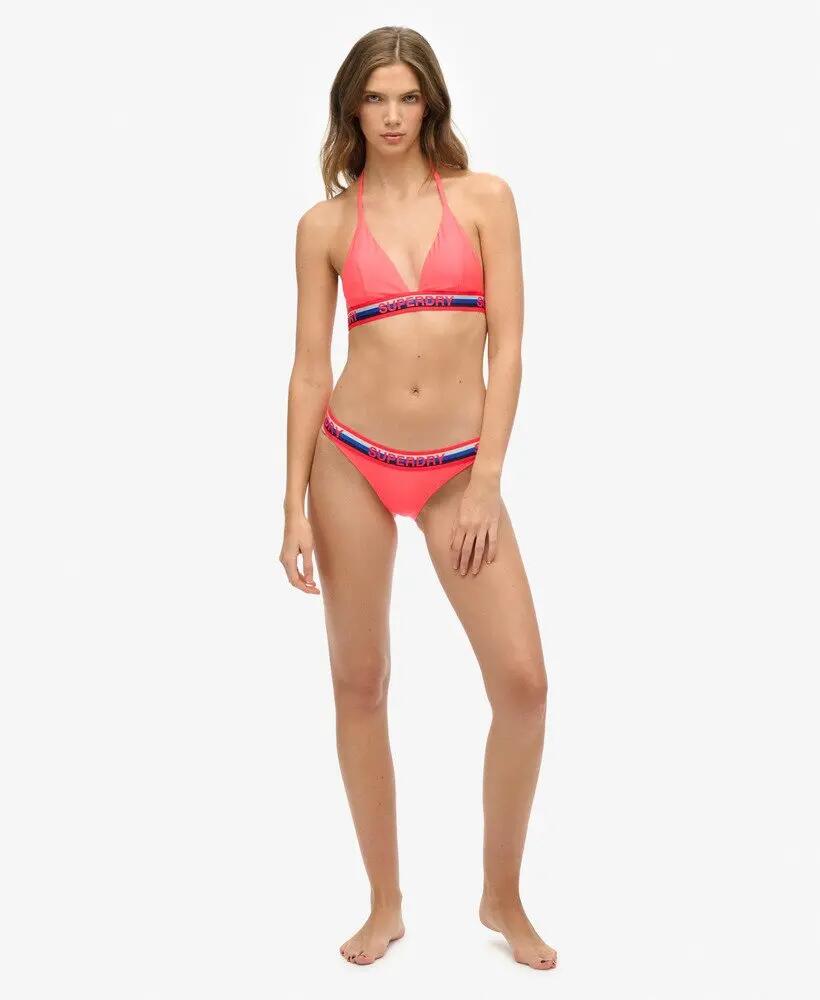 superdry Triangle Stripe Bikini Top en poliéster reciclado y elastano – HYPER 2/6