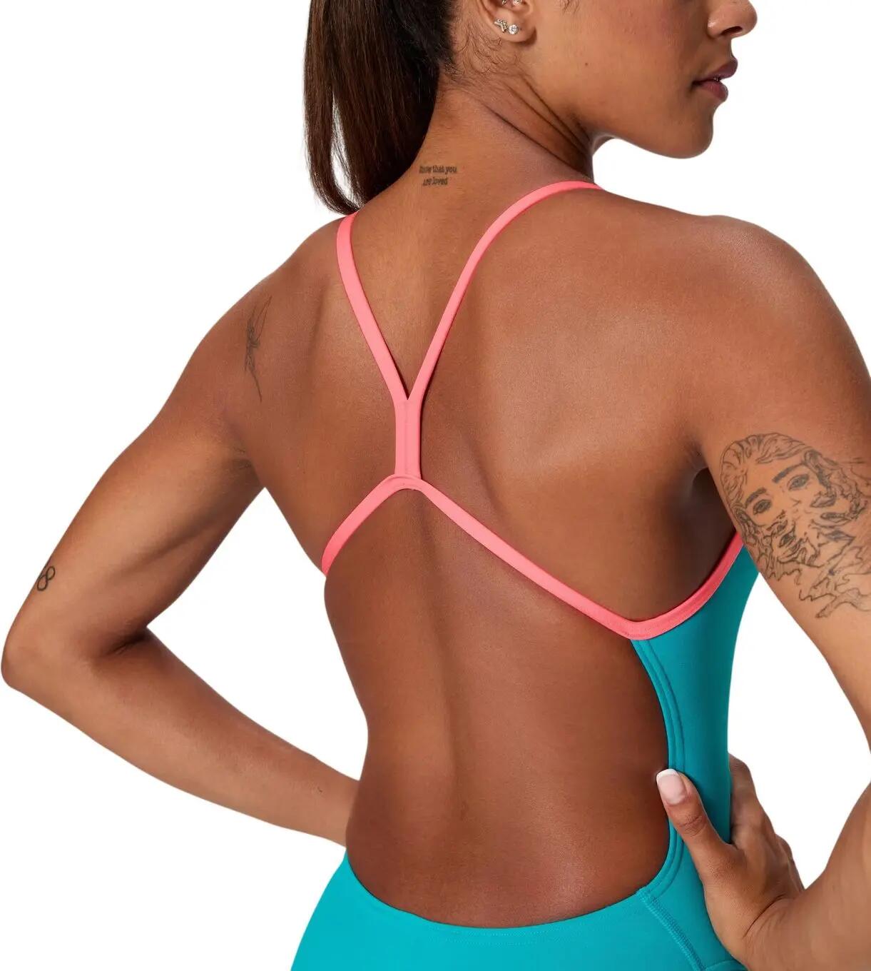 Speedo Club Training V-Back 2.0 turquoise dameszwempak 4/6