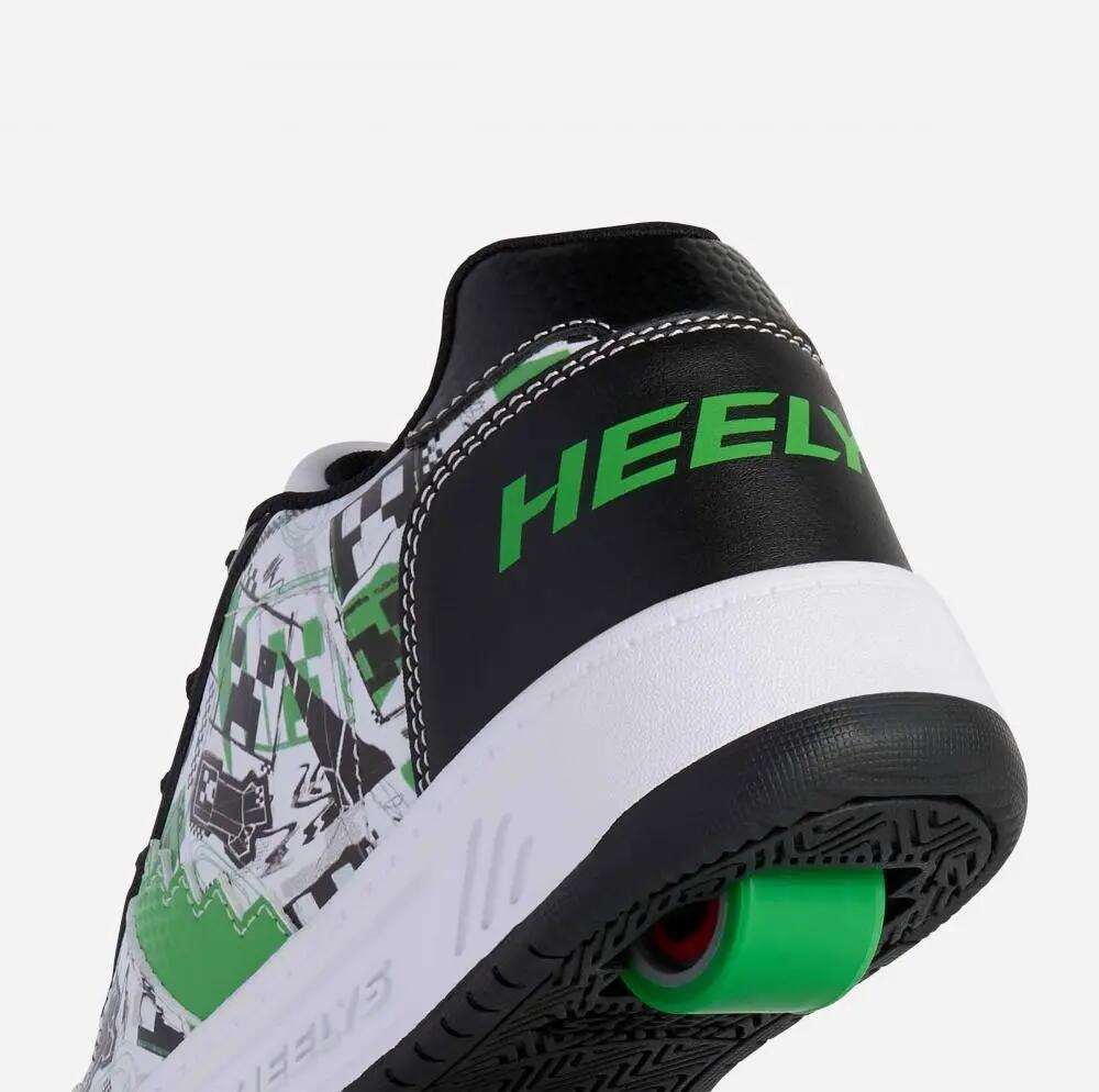 Heelys Minecraft Kama White/Black/Green 3/4