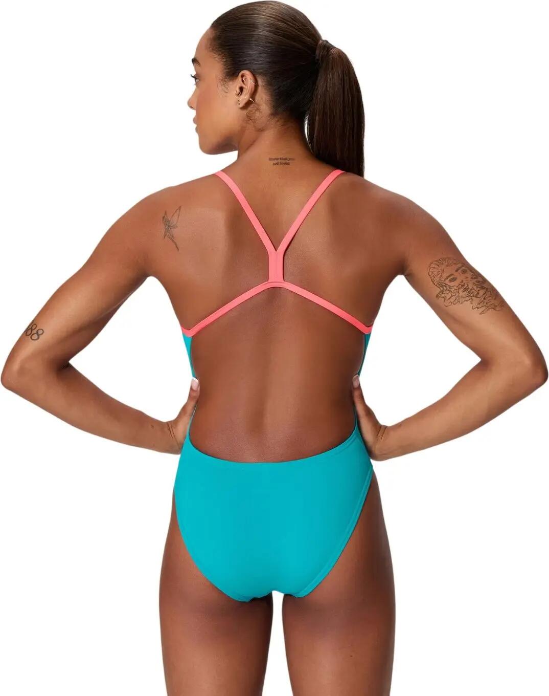 Speedo Club Training V-Back 2.0 turquoise dameszwempak 3/6