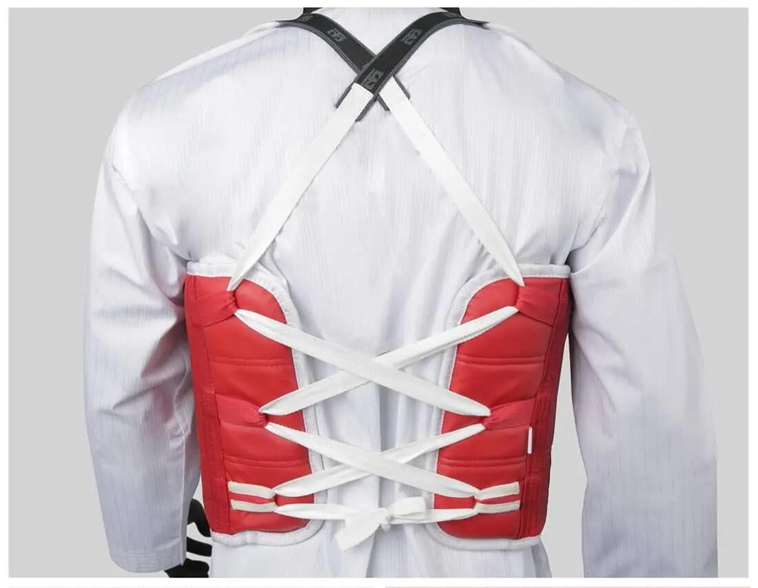 Dwustronny ochraniacz tułowia Taekwondo hugo MTX 2 Reversible KTA MOOTO 4/5