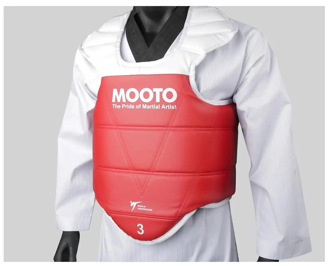 Dwustronny ochraniacz tułowia Taekwondo hugo MTX 2 Reversible KTA MOOTO 2/5